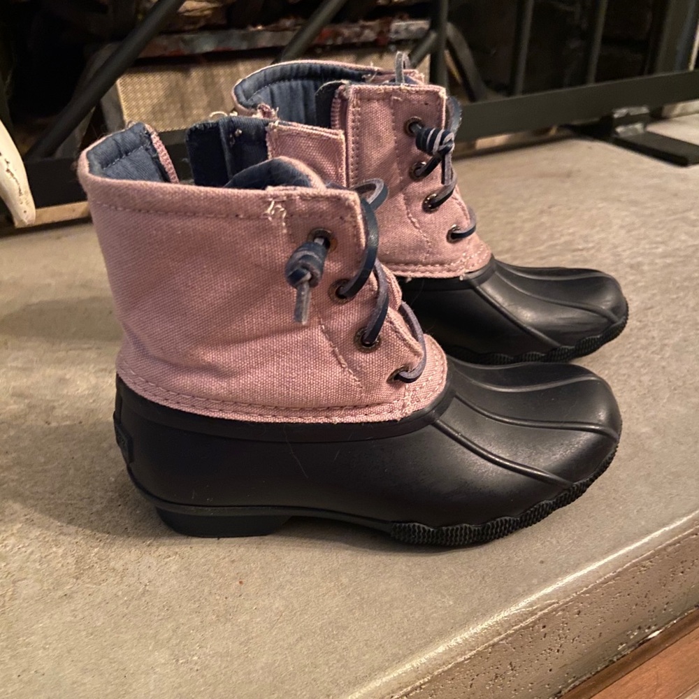 Girls Saltwater Sperry Boots